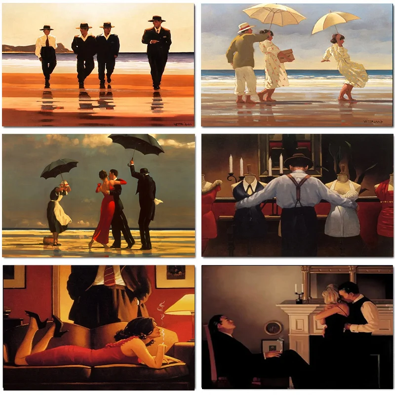 Photography Hobby - Seniman Skotlandia Jack Vettriano Lukisan Kanvas