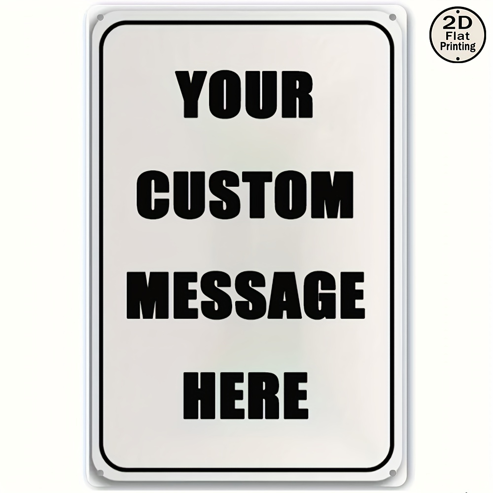Photography Logo - Papan Tanda Logam Kustom dengan Teks,