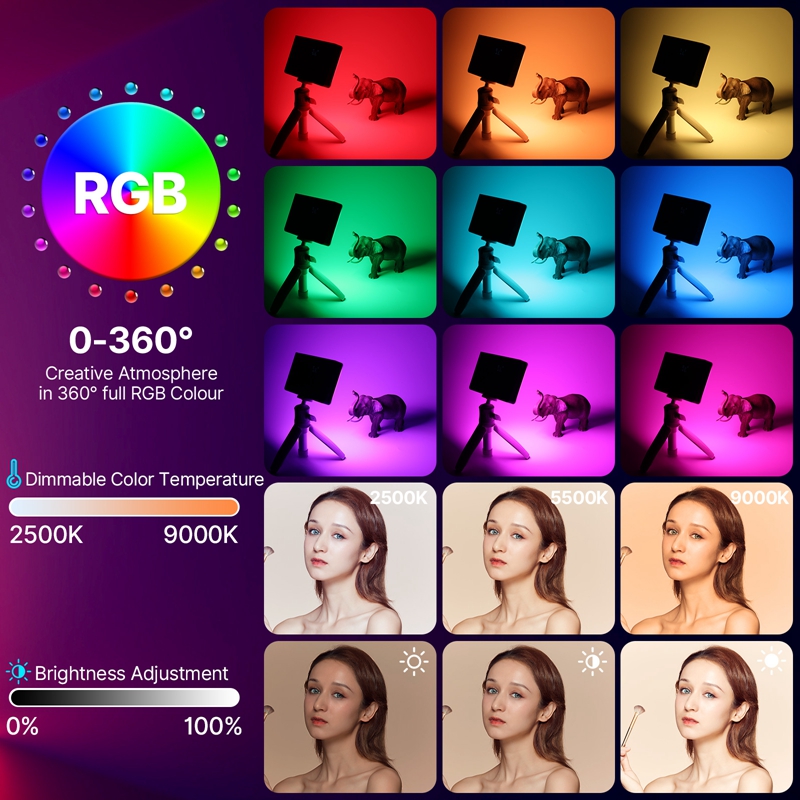 Lampu Video RGB ULANZI LT002,  - Photography Umbrella Lights ulasan dan harga