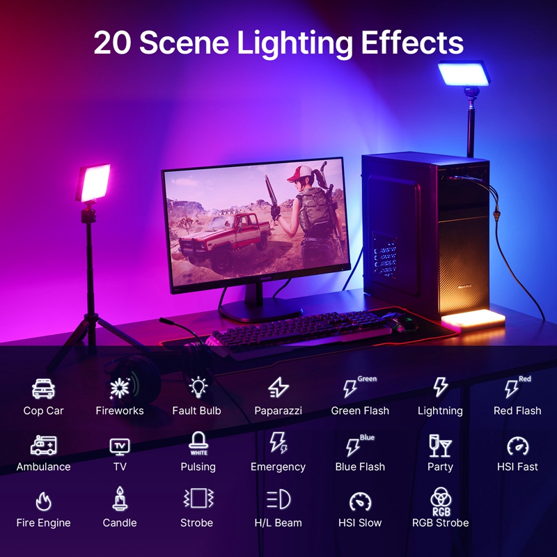 Lampu Video RGB ULANZI LT002,  - Photography Umbrella Lights ulasan dan harga