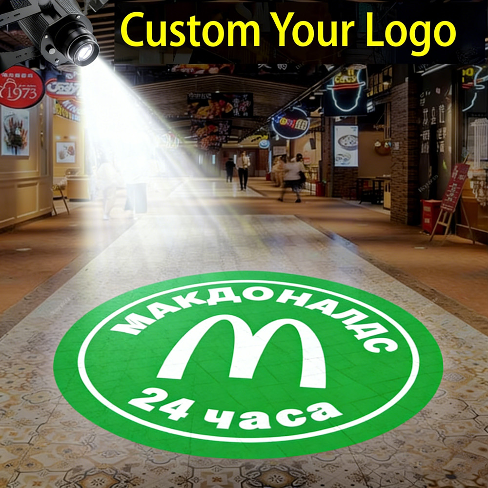 Proyektor Gobo LED HD Komersia - Photography Logo ulasan dan harga