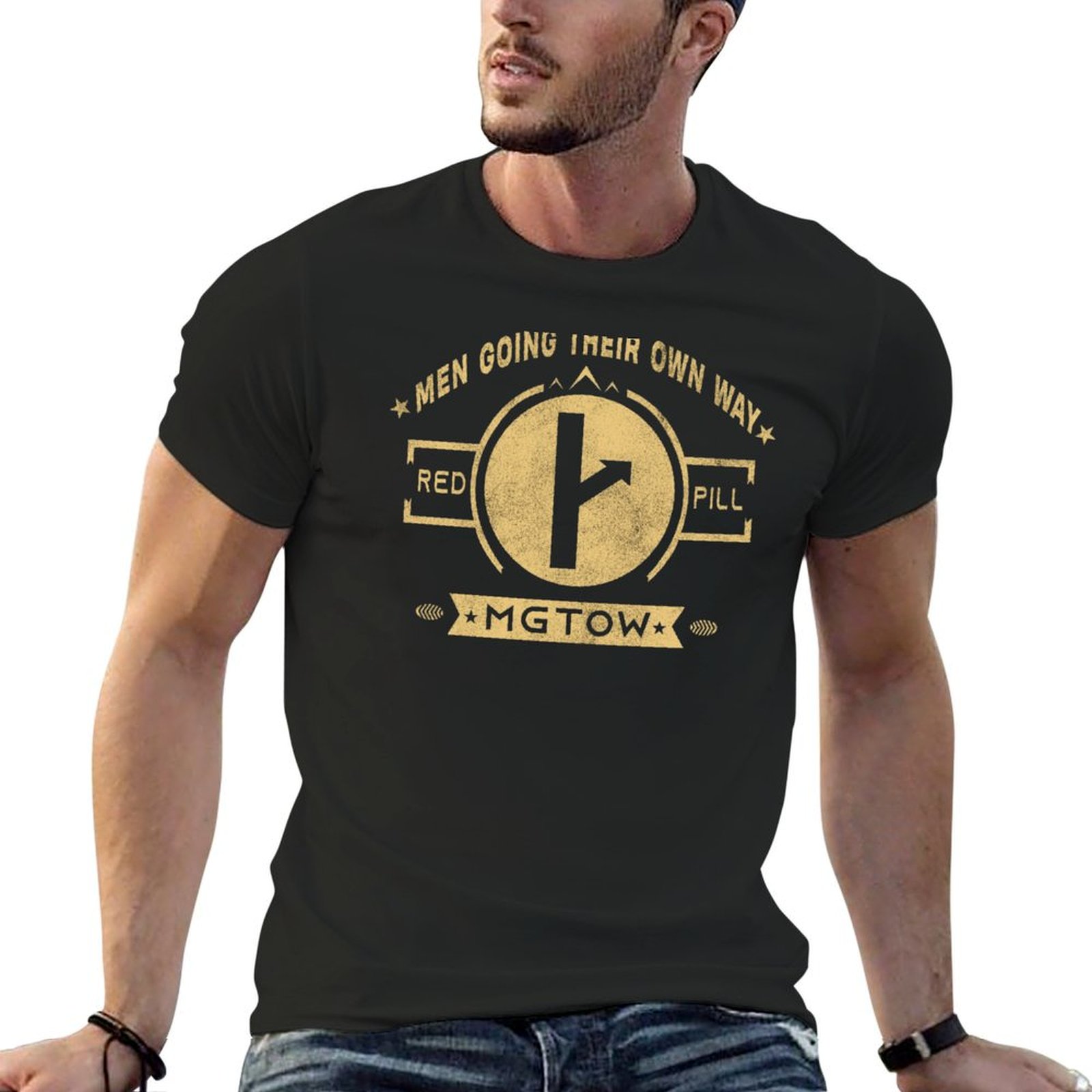 MGTOW kaus gaya Vintage pria,  - Photography Logo ulasan dan harga