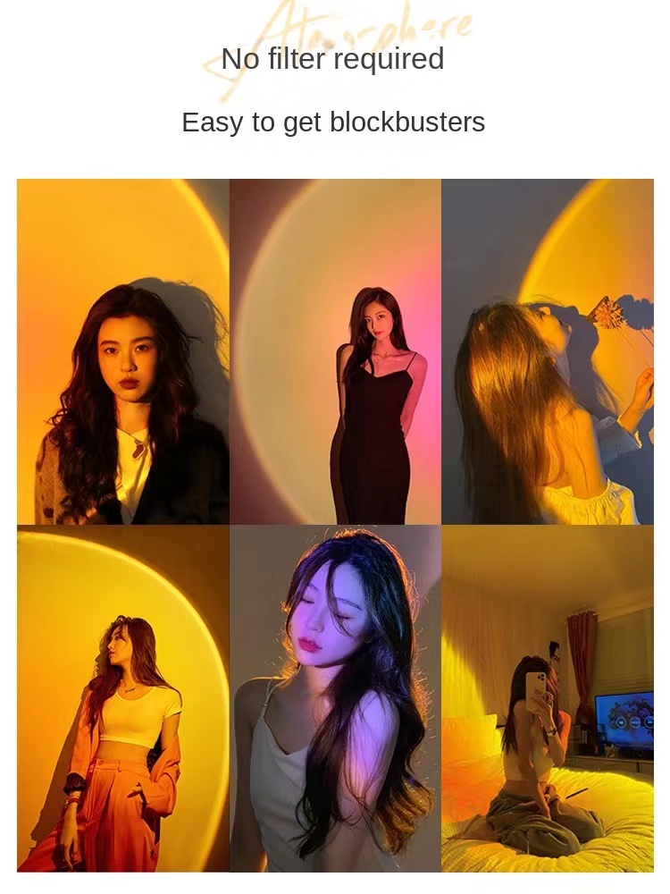 Senter fotografi LED rgb, lamp - Photography Yellow Light ulasan dan harga