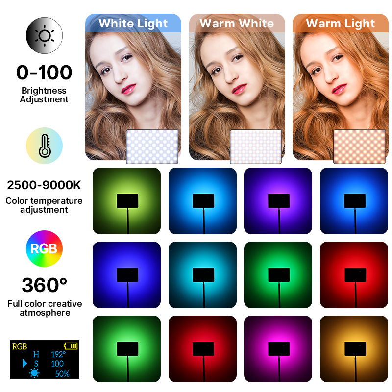 Ulanzi LT003 15W RGB Lampu Vid - Photography Umbrella Lights ulasan dan harga