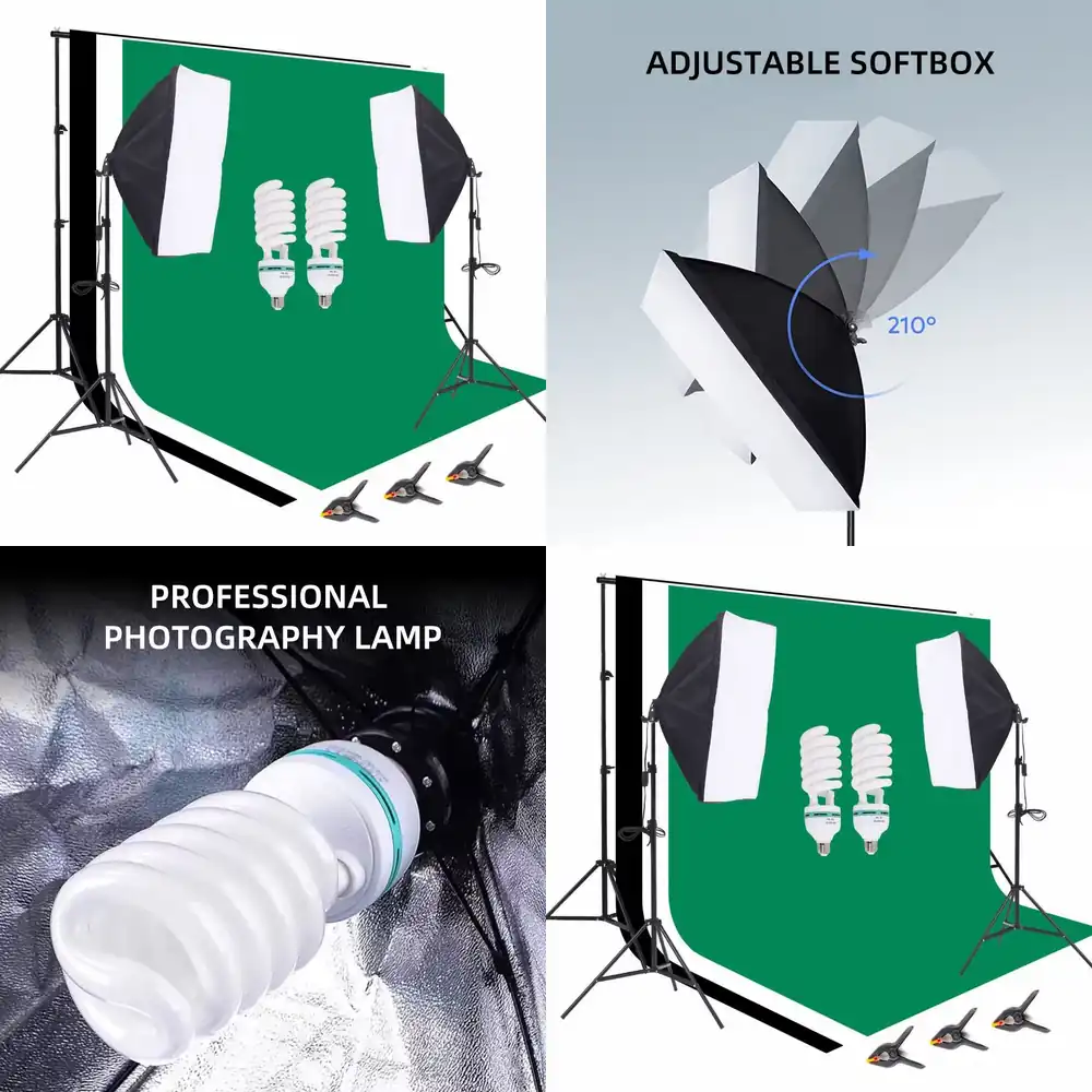 1 Set Perlengkapan Studio Foto - Photography Umbrella Lights ulasan dan harga