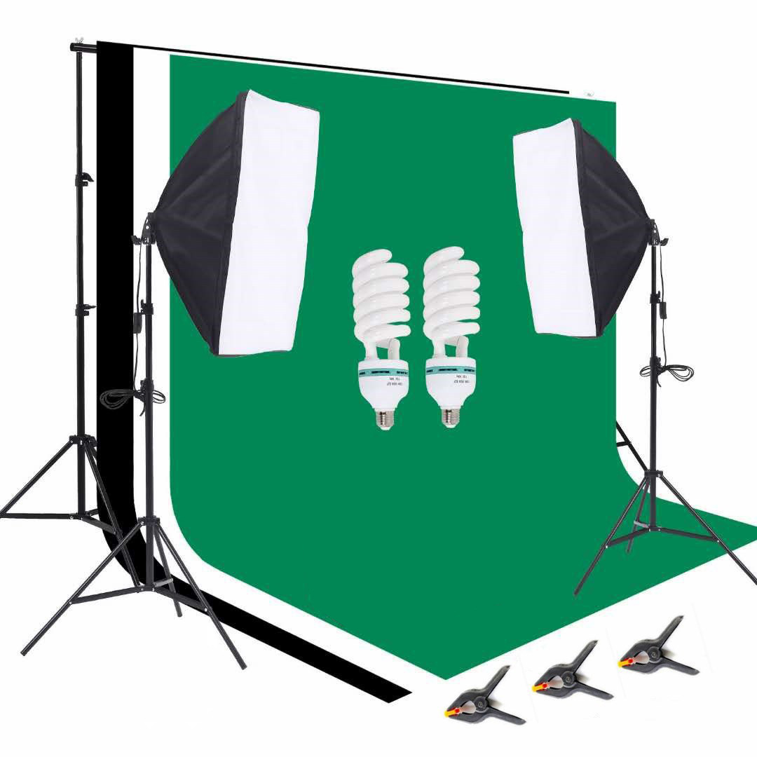 1 Set Perlengkapan Studio Foto - Photography Umbrella Lights ulasan dan harga