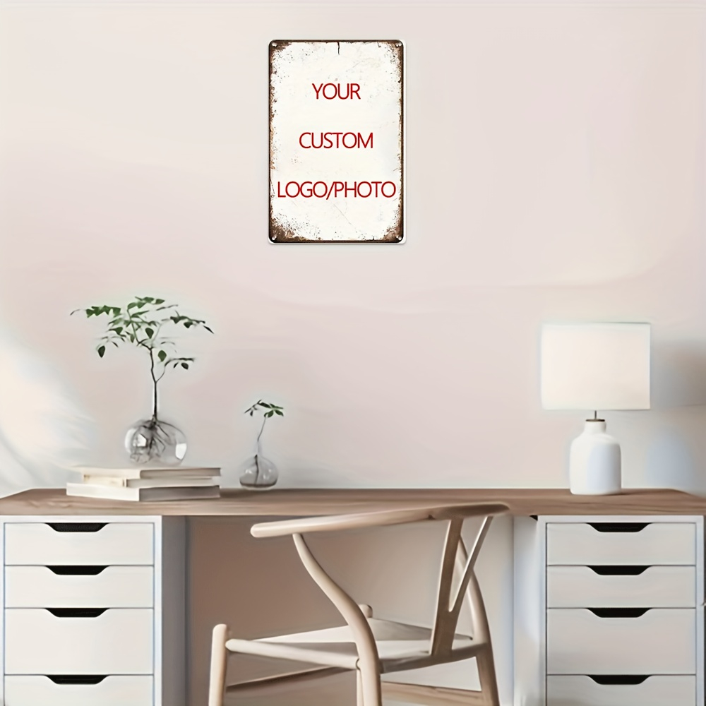 Papan Tanda Logam Kustom denga - Photography Logo ulasan dan harga
