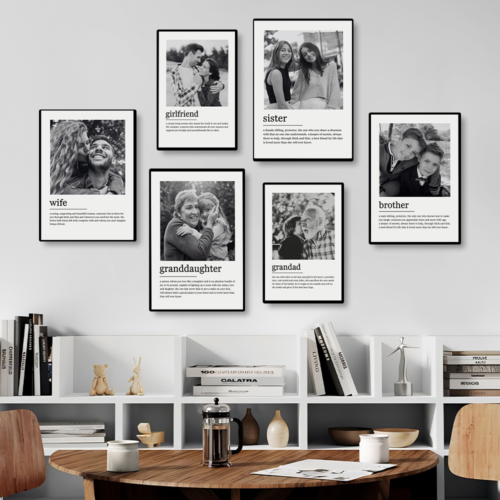 Lukisan Kanvas Foto Keluarga K - Photography Style ulasan dan harga