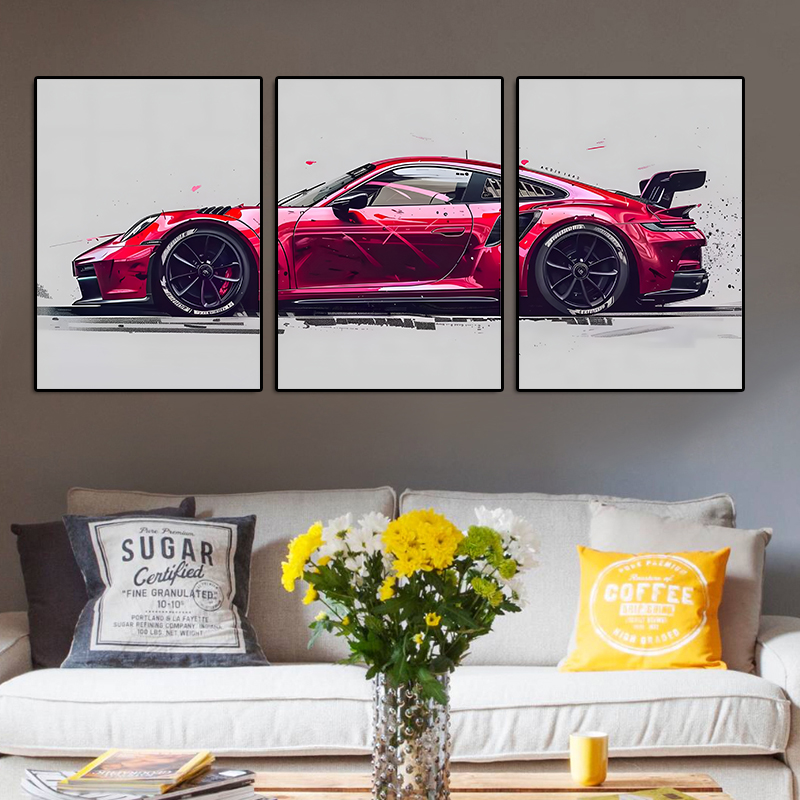 3 Buah/Set Poster Supercar Tan - Photography Course ulasan dan harga