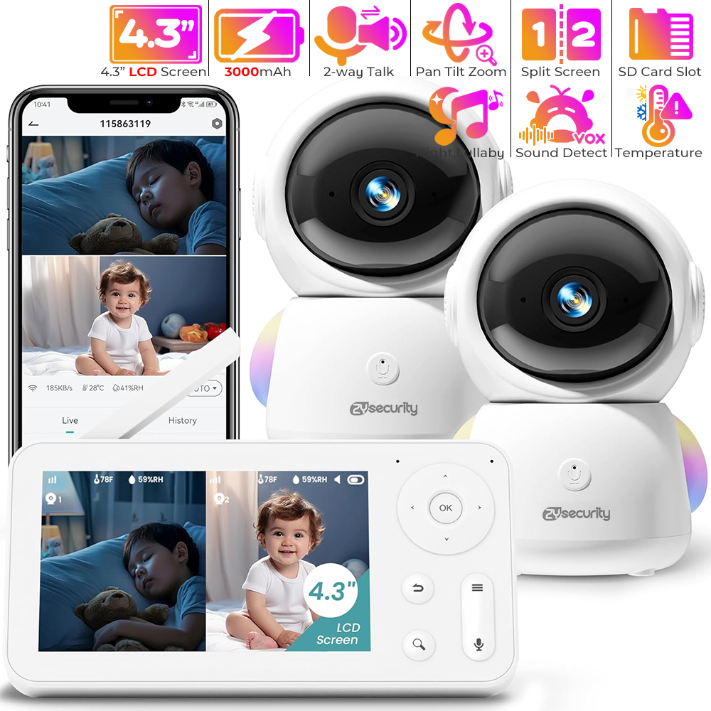 Monitor bayi 2K, dengan 2 kame - Photography Umbrella Lights ulasan dan harga
